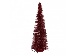 Christmas Decoration Figurine Christmas Tree ? 20x50 Cm Red Wood - ? 20*50 cm