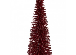 Christmas Decoration Figurine Christmas Tree ? 20x50 Cm Red Wood - ? 20*50 cm