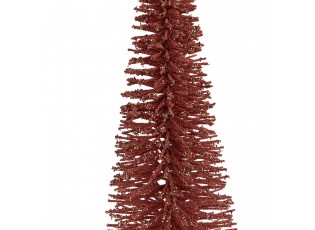 Christmas Decoration Figurine Christmas Tree ? 20x50 Cm Pink Wood - ? 20*50 cm
