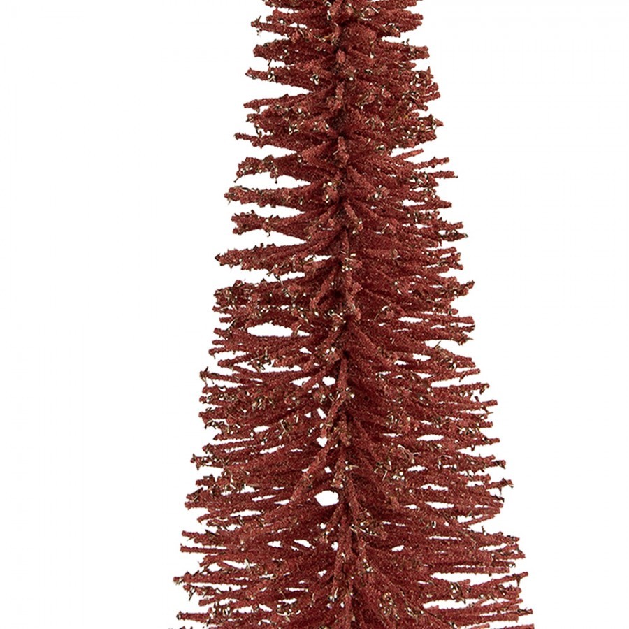 Christmas Decoration Figurine Christmas Tree ? 20x50 Cm Pink Wood - ? 20*50 cm