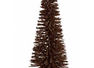 Christmas Decoration Figurine Christmas Tree ? 20x50 Cm Brown Wood - ? 20*50 cm