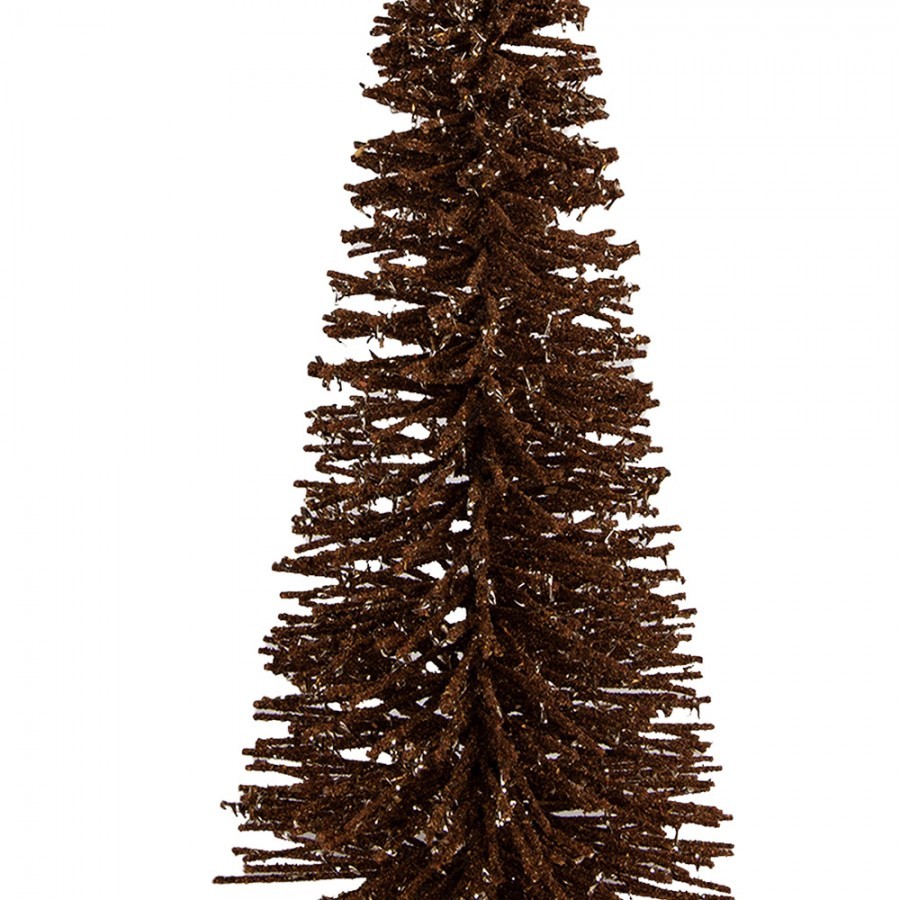 Christmas Decoration Figurine Christmas Tree ? 20x50 Cm Brown Wood - ? 20*50 cm