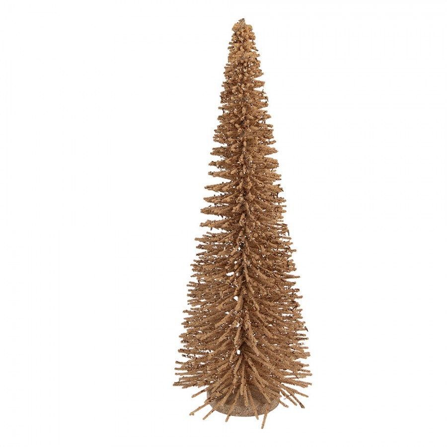 Christmas Decoration Figurine Christmas Tree ? 20x50 Cm Beige Wood - ? 20*50 cm