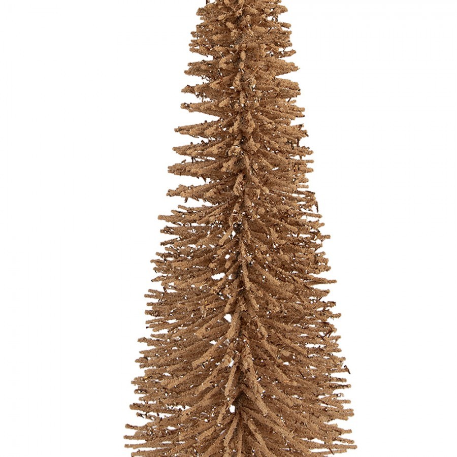 Christmas Decoration Figurine Christmas Tree ? 20x50 Cm Beige Wood - ? 20*50 cm