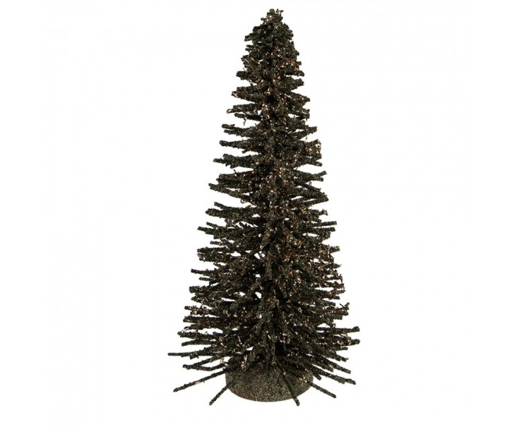 Christmas Decoration Figurine Christmas Tree ? 17x30 Cm Green Wood - ? 17*30 cm Clayre & Eef