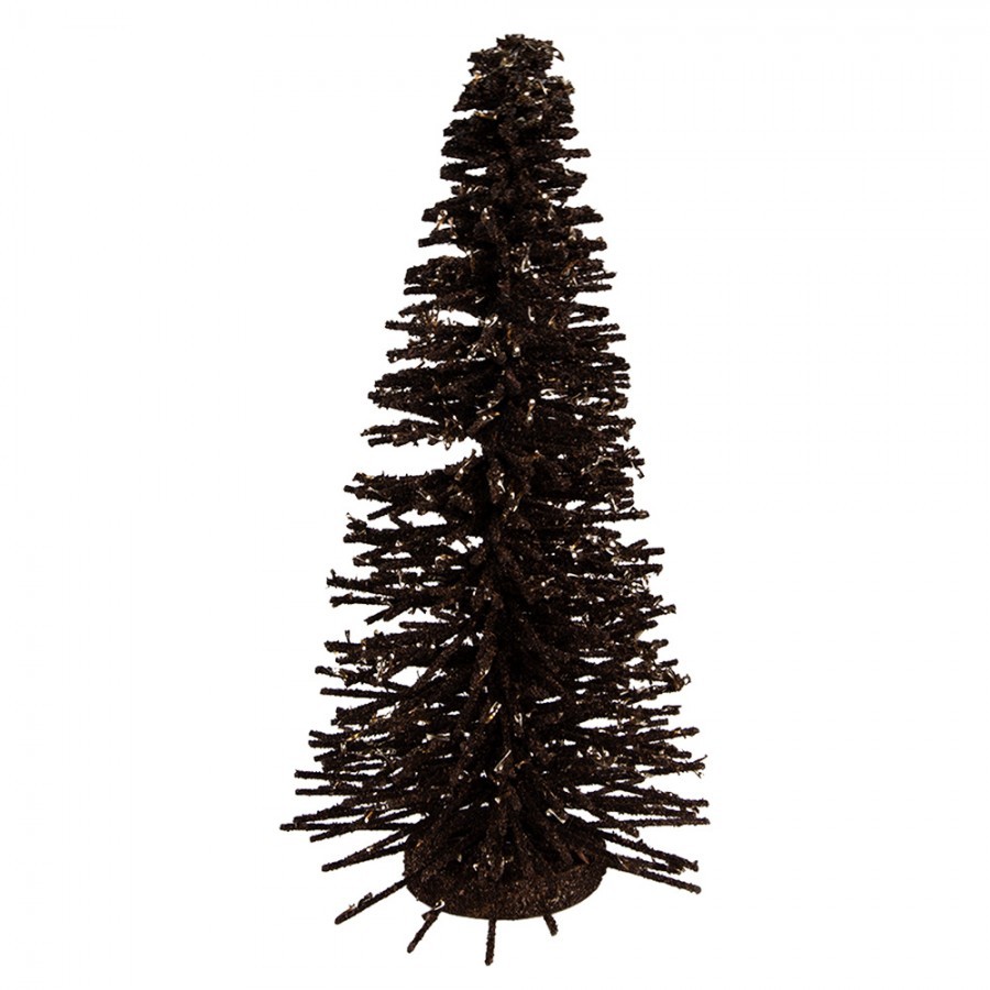 Christmas Decoration Figurine Christmas Tree ? 17x30 Cm Brown Wood - ? 17*30 cm