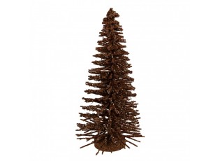 Christmas Decoration Figurine Christmas Tree ? 17x30 Cm Brown Wood - ? 17*30 cm
