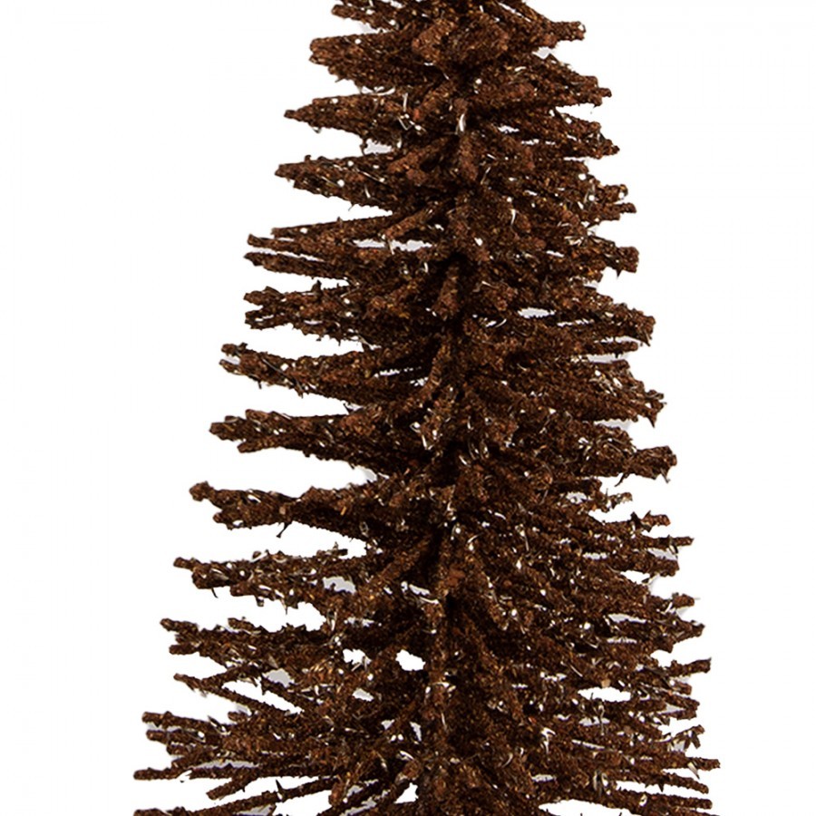 Christmas Decoration Figurine Christmas Tree ? 17x30 Cm Brown Wood - ? 17*30 cm