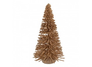 Christmas Decoration Figurine Christmas Tree ? 17x30 Cm Beige Wood - ? 17*30 cm