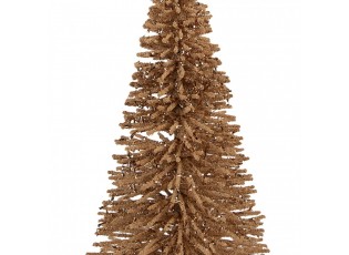 Christmas Decoration Figurine Christmas Tree ? 17x30 Cm Beige Wood - ? 17*30 cm