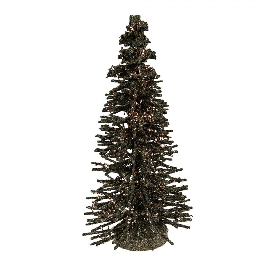Christmas Decoration Figurine Christmas Tree ? 14x25 Cm Green Wood - ? 14*25 cm