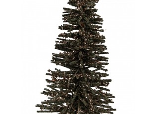Christmas Decoration Figurine Christmas Tree ? 14x25 Cm Green Wood - ? 14*25 cm