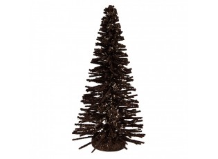 Christmas Decoration Figurine Christmas Tree ? 14x25 Cm Brown Wood - ? 14*25 cm