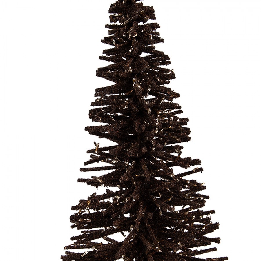 Christmas Decoration Figurine Christmas Tree ? 14x25 Cm Brown Wood - ? 14*25 cm