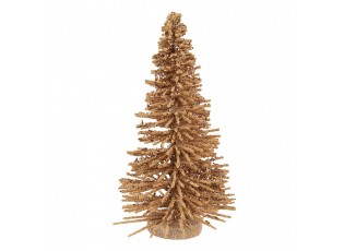 Christmas Decoration Figurine Christmas Tree ? 14x25 Cm Beige Wood - ? 14*25 cm