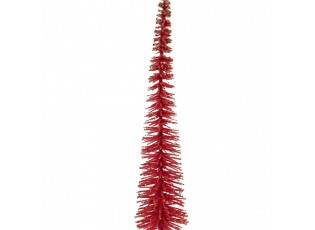 Christmas Decoration Figurine Christmas Tree ? 8x40 Cm Red Wood - ? 8*40 cm