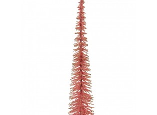 Christmas Decoration Figurine Christmas Tree ? 8x40 Cm Pink Wood - ? 8*40 cm