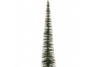 Christmas Decoration Figurine Christmas Tree ? 8x40 Cm Green Wood - ? 8*40 cm