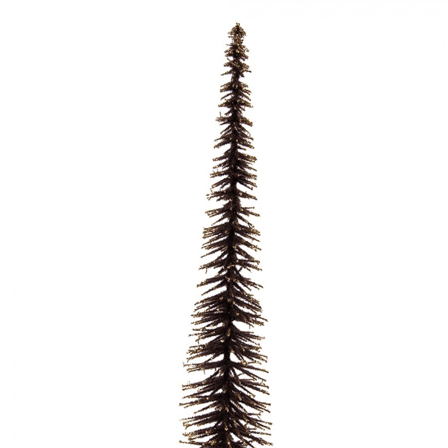 Christmas Decoration Figurine Christmas Tree ? 8x40 Cm Brown Wood - ? 8*40 cm