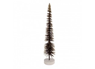 Christmas Decoration Figurine Christmas Tree ? 6x30 Cm Brown Wood - ? 6*30 cm