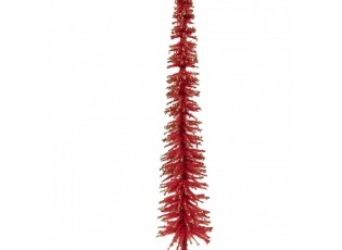 Christmas Decoration Figurine Christmas Tree ? 5x25 Cm Red Wood - ? 5*25 cm