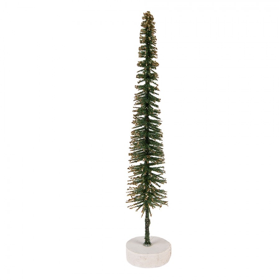 Christmas Decoration Figurine Christmas Tree ? 5x25 Cm Green Wood - ? 5*25 cm