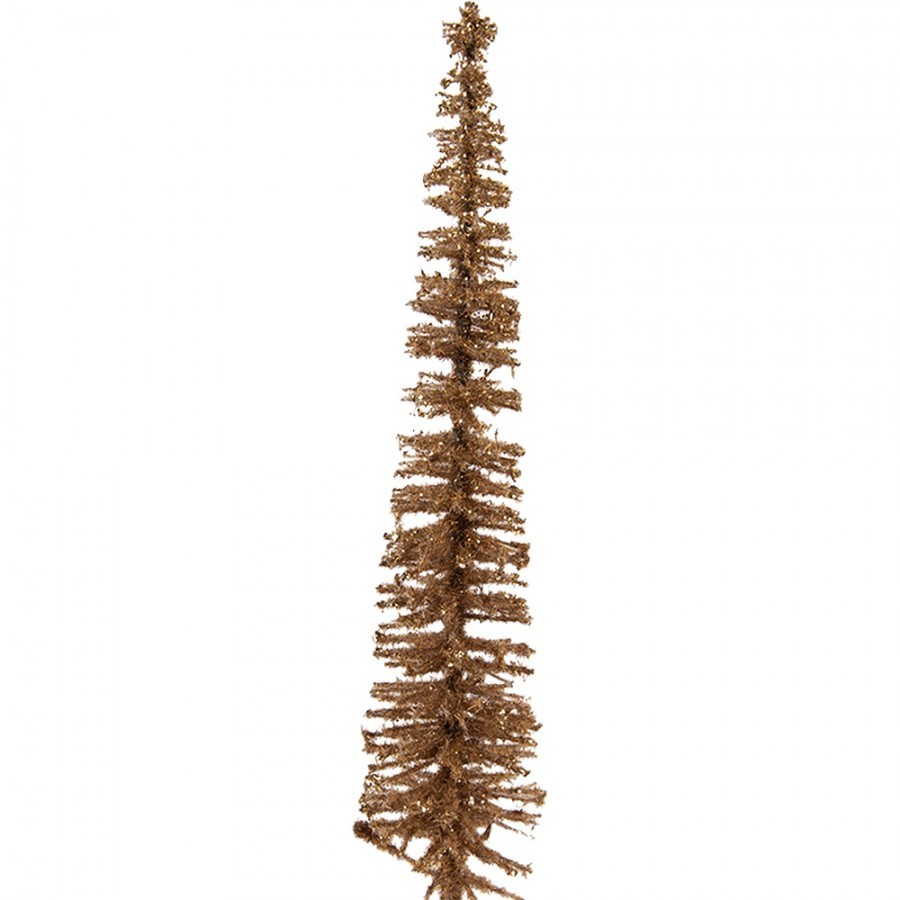 Christmas Decoration Figurine Christmas Tree ? 5x25 Cm Brown Wood - ? 5*25 cm