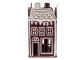 Tealight Holder House 12x12x22 Cm Red Metal - 12*12*22 cm Clayre & Eef