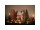 Tealight Holder House 12x12x22 Cm Red Metal - 12*12*22 cm Clayre & Eef