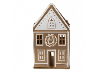 Tealight Holder House 12x11x22 Cm Gold Colored Metal - 12*11*22 cm