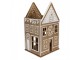 Tealight Holder House 12x11x22 Cm Gold Colored Metal - 12*11*22 cm Clayre & Eef