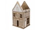 Tealight Holder House 12x11x22 Cm Gold Colored Metal - 12*11*22 cm Clayre & Eef