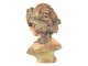 Béžovo-hnědá antik dekorace busta žena - 24*18*28 cm Clayre & Eef