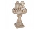 Béžový antik květináč v barokním stylu Baroque s andílky - 40*32*55 cm Clayre & Eef