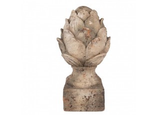 Béžovo-hnědá antik dekorace busta šiška - Ø 19*35 cm