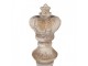 Béžovo-hnědá antik dekorace figurka šachový král - Ø 17*51 cm Clayre & Eef