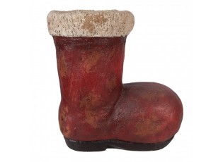 Vánoční dekorace santovo červená bota - 28*18*30 cm