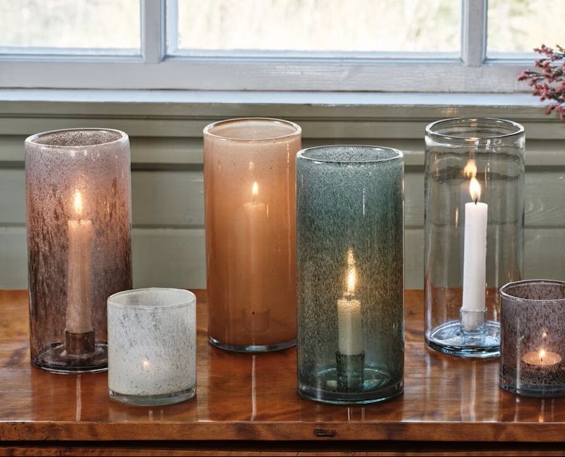 Zelený skleněný svícen na úzkou svíčku Elvira green - Ø 10*22 cm Strömshaga Zelený skleněný svícen na úzkou svíčku Elvira green - Ø 10*22 cm Strömshaga