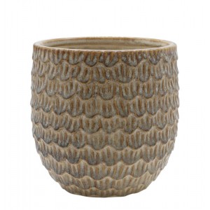 Latté obal na květináč se vzorem Gaston - Ø 14*14 cm