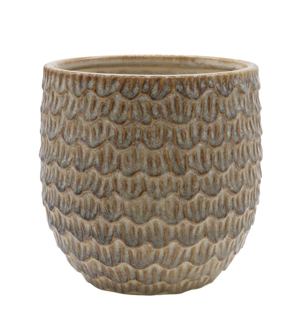 Latté obal na květináč se vzorem Gaston - Ø 14*14 cm