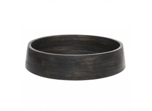 Dřevěný servýrovací podnos z mangového dřeva Tours - Ø55 * 15