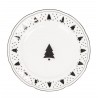 Barva: krémová, černáMateriál: kostní porcelán