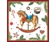 Ubrousky s houpacím koníkem Rocking Horse - 33*33 cm (20ks) Ostatní