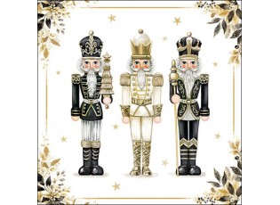 Ubrousky s Louskáčky Royal Nutcrackers - 33*33 cm (20ks)