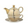 Materiál: porcelánBarva: bílá off/ zlatáHmotnost : 0,87 kgVhodné do mikrovlnné trouby:&nbsp; &nbsp; ne Vhodné do myčky:&nbsp; &nbsp; ne