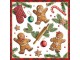 Ubrousky s perníčky Gingerbread Cookies - 33*33 cm (20ks) Ostatní