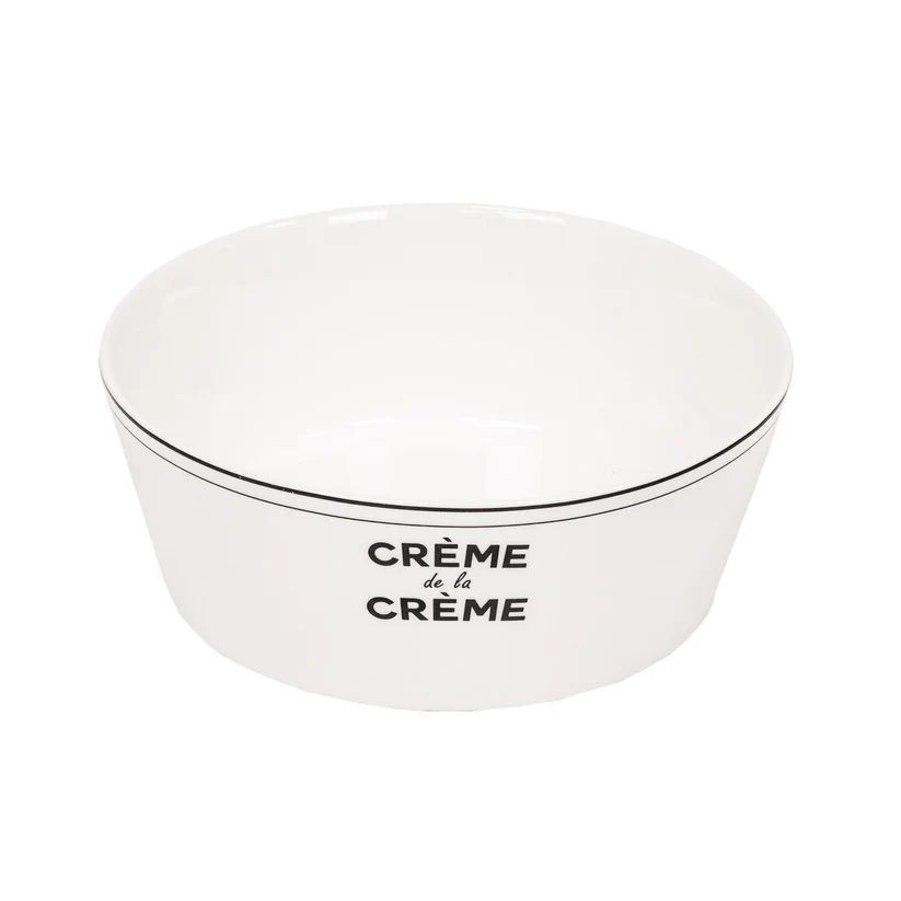 Krémová porcelánová salátová miska Crème de la Crème - Ø 17,5*6,5 cm