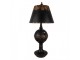 Černá antik kovová lampa Jallia - Ø 35*78 cm E27/ 1*60W Clayre & Eef