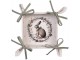 Bavlněný košík na pečivo se zajícem Natural Linen Easter - 35*35*8 cm Clayre & Eef