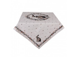 Bavlněný ubrus na stůl Natural Linen Easter - 100*100 cm